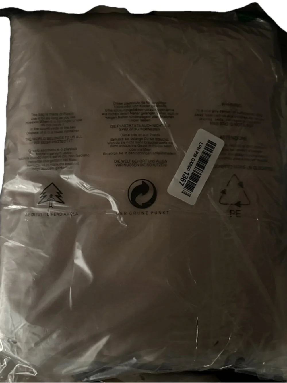 Taupe Soft Neutral 100% Cotton Bedding DUVET 3pc Set-KING